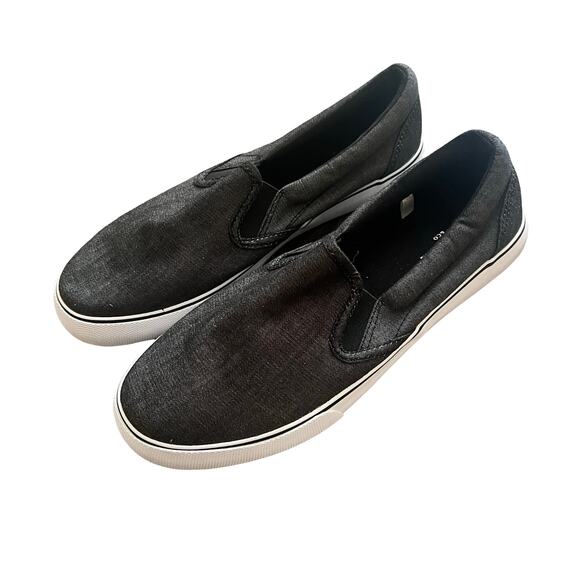 GOODFELLOW & CO Men's Phillip Twin Gore Sneakers Charcoal 8 - Picture 1 of 5